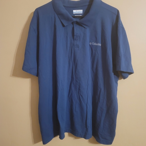 Columbia blue size XXL active fit collared tee - Picture 2 of 4